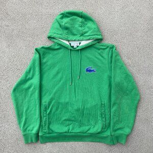 Lacoste Badge Hoodie Green